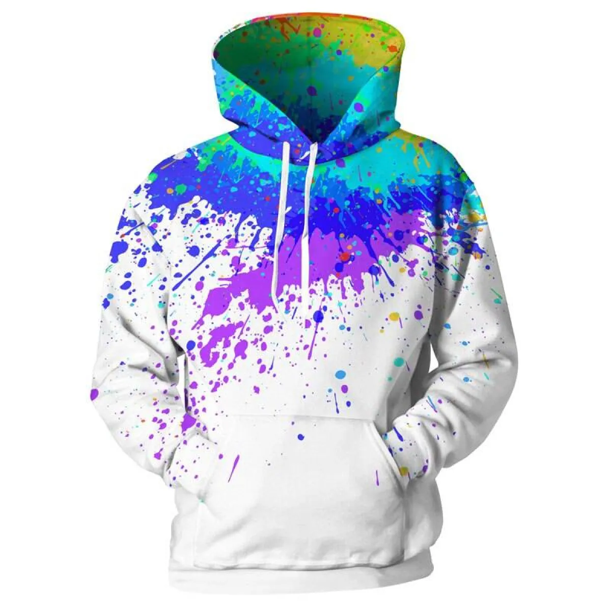 3D Spray Paint Printed Hoodie - Image 10