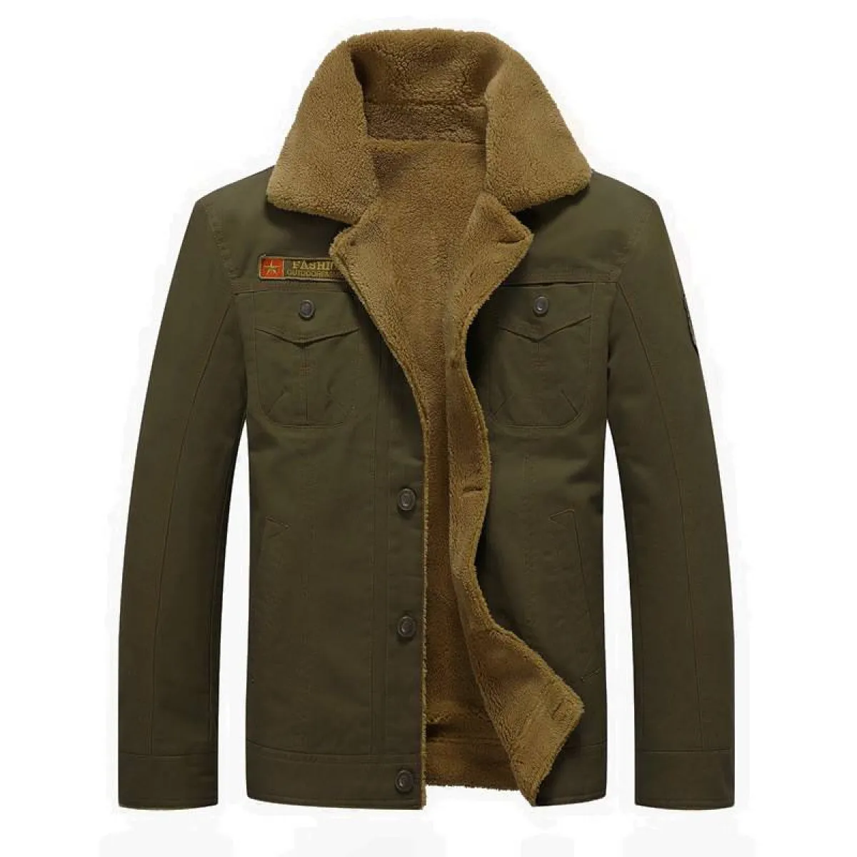 Army Military Jacket - Image 6