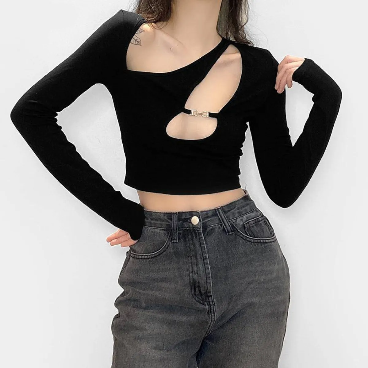 Black Dragon Crop Top - Image 16