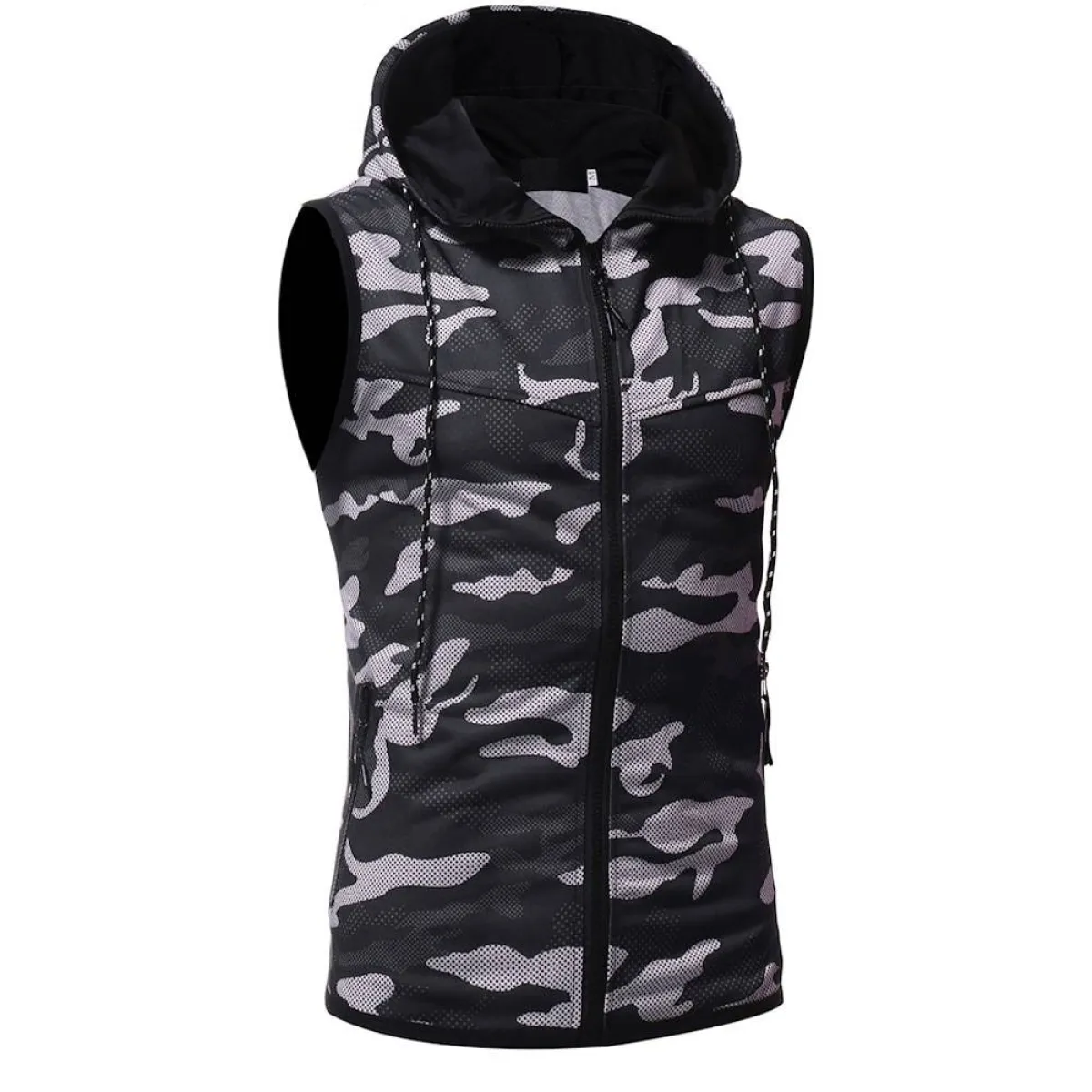 Camouflage Sleeveless Shirt - Image 19