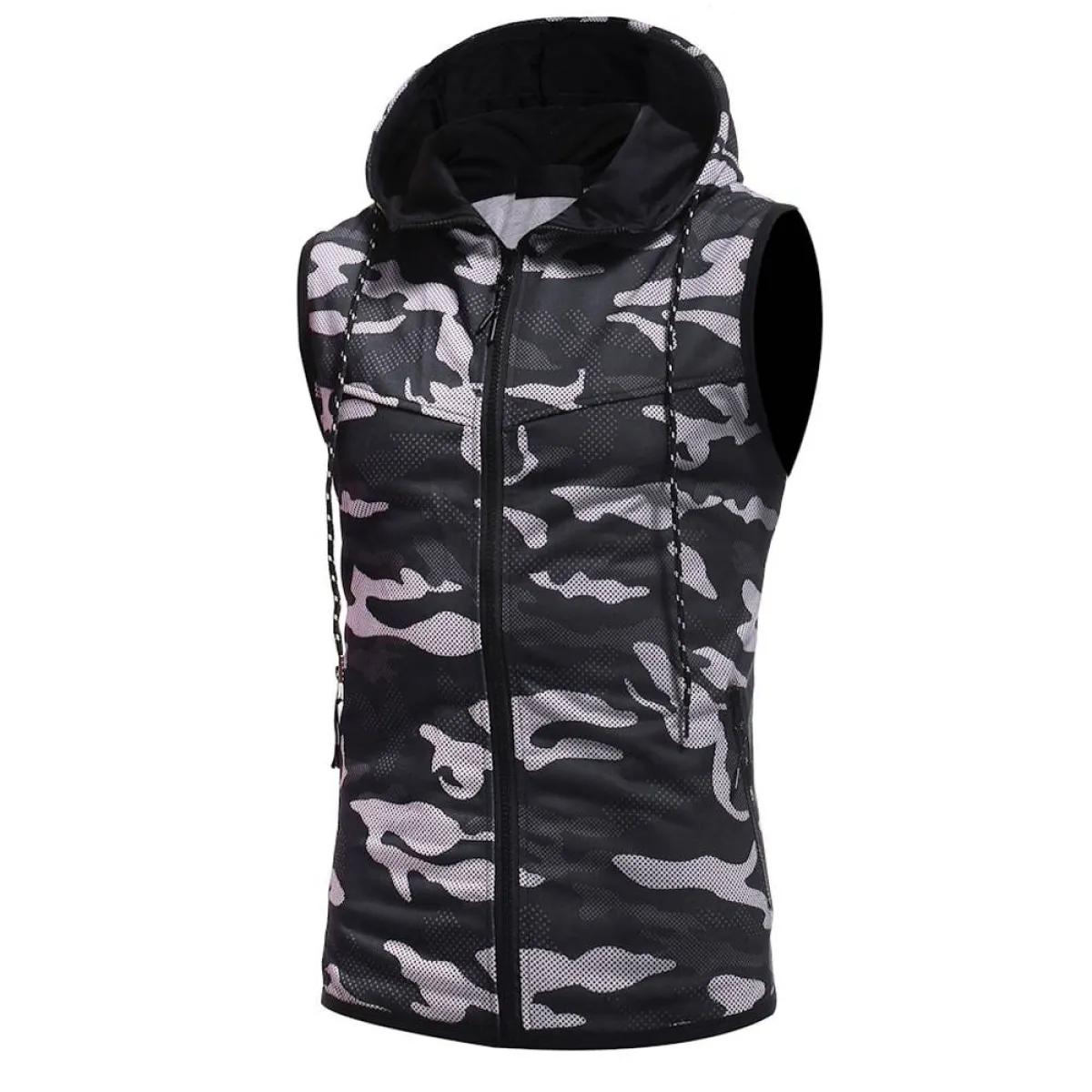 Camouflage Sleeveless Shirt - Image 20