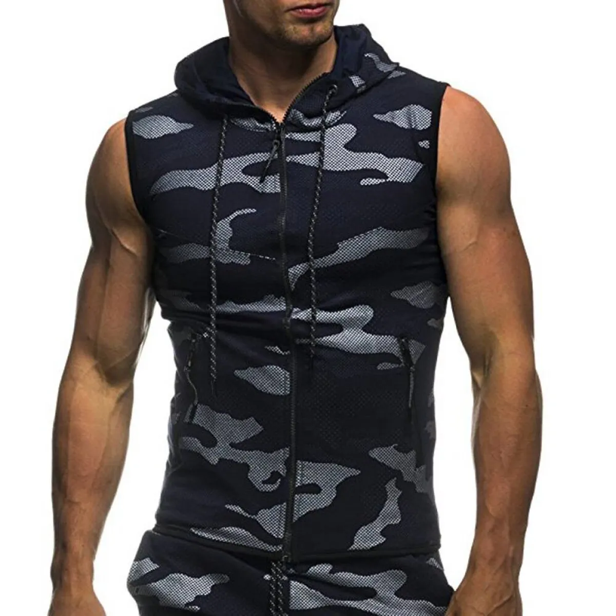Camouflage Sleeveless Shirt - Image 23