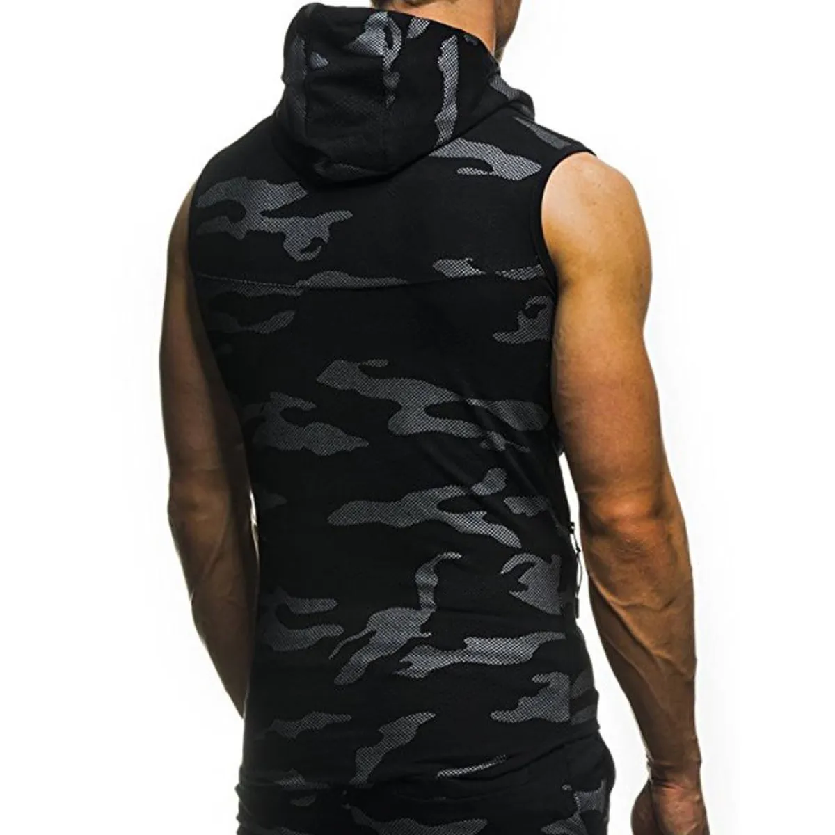 Camouflage Sleeveless Shirt - Image 4