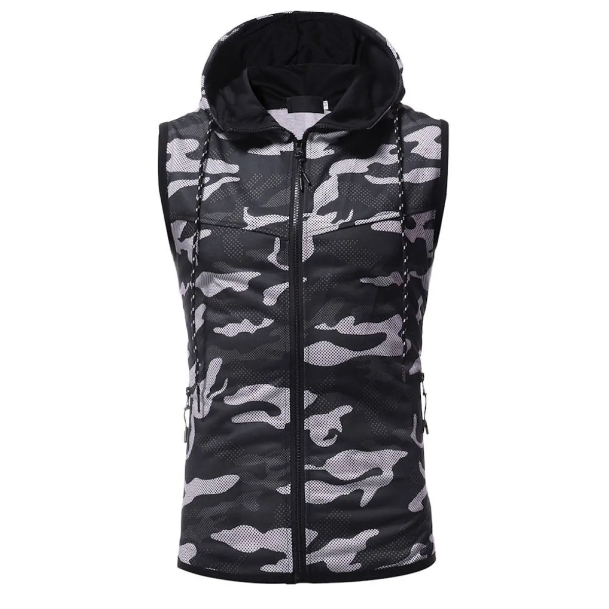 Camouflage Sleeveless Shirt - Image 5
