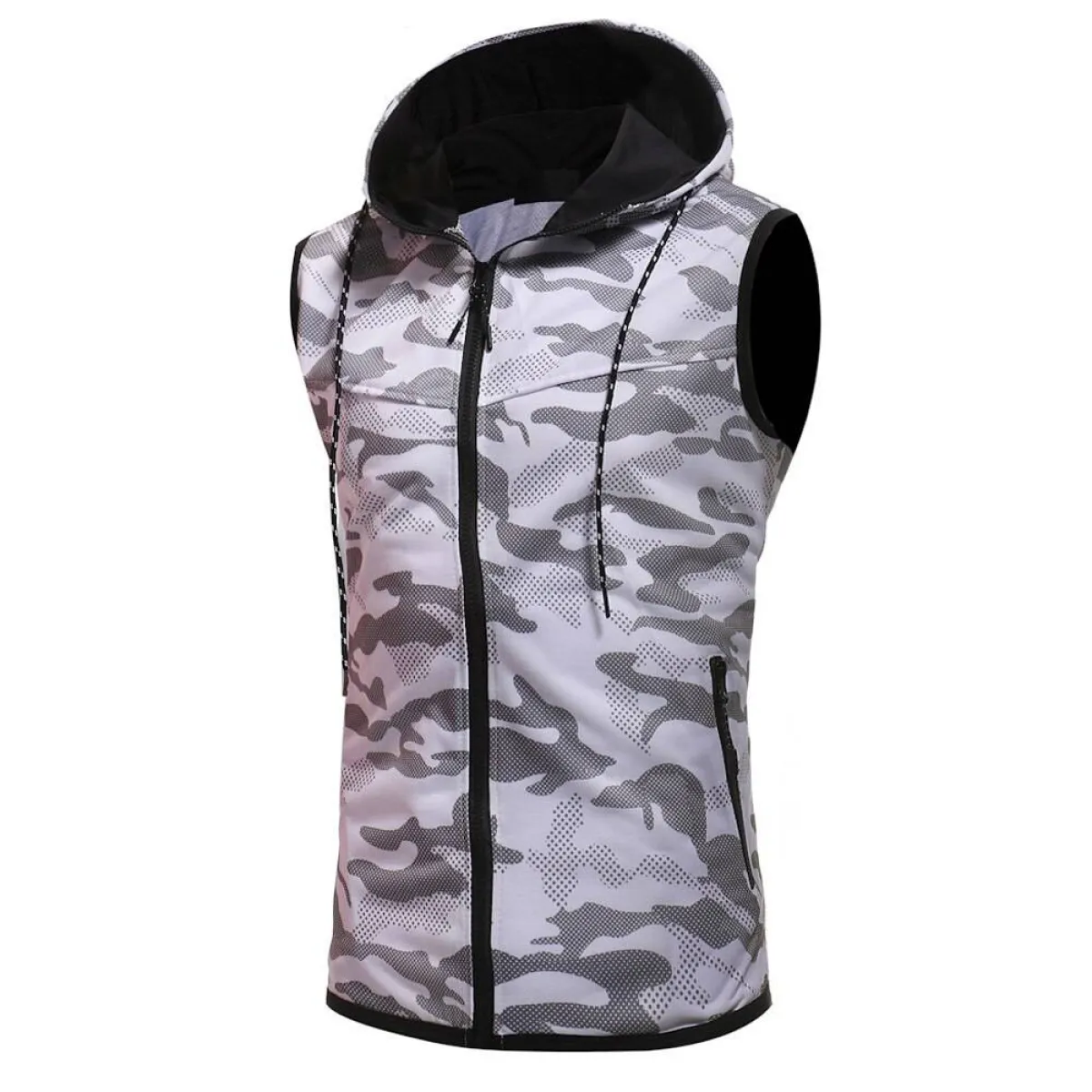 Camouflage Sleeveless Shirt - Image 9