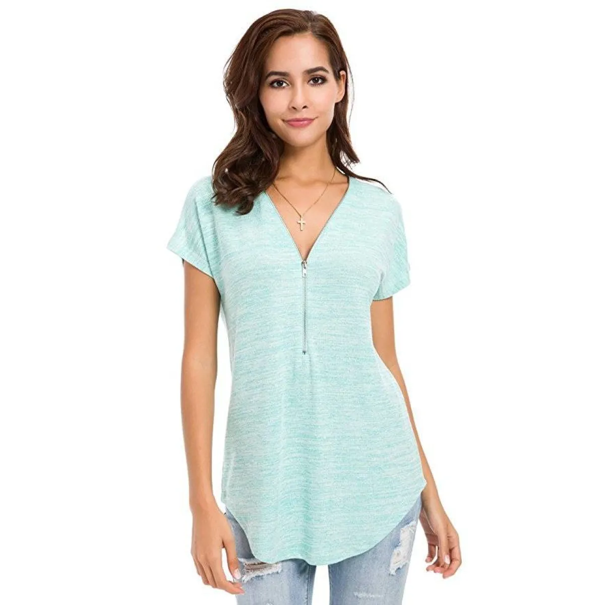 Colorful Cotton Women's T - Image 29