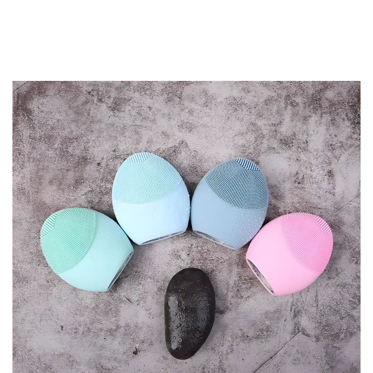 Colorful Waterproof Silicone Face Cleansing Brush - Image 3
