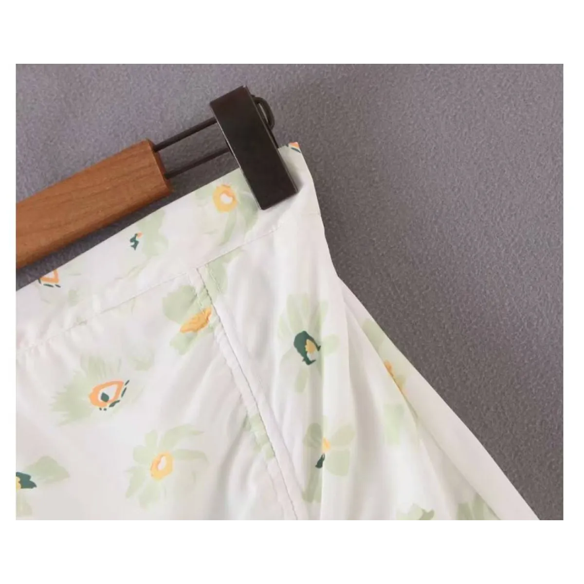 Drawstring Mini Skirt - Image 6