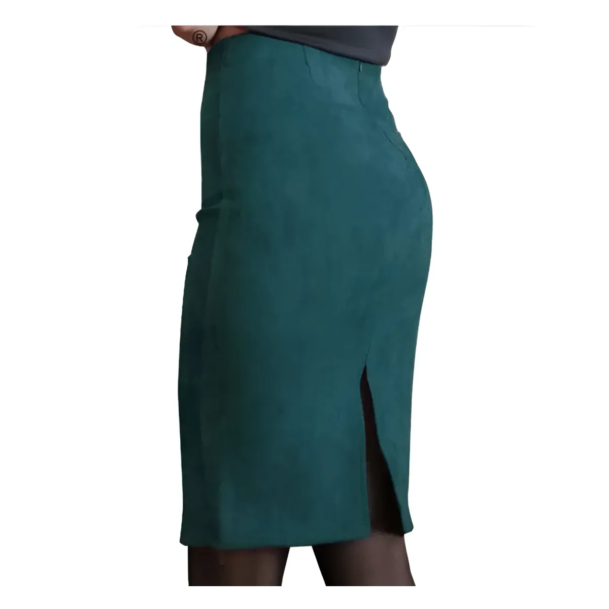 Eco-Suede Pencil Skirt - Image 7