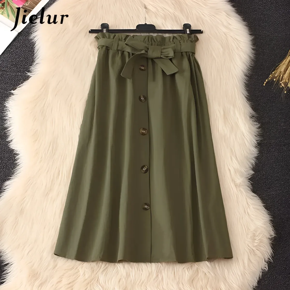 Elegant High Waist Pleated Skirts - Image 12