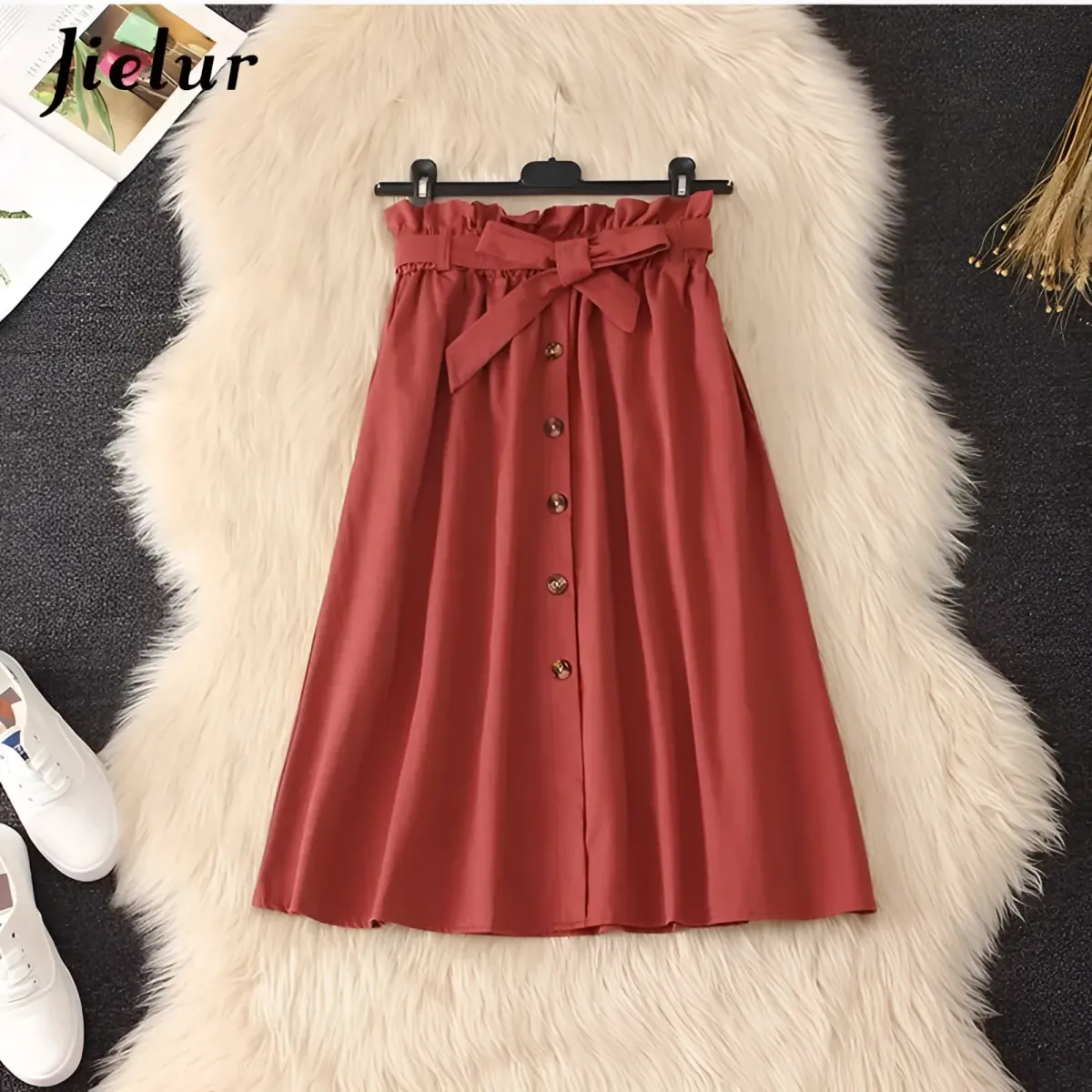 Elegant High Waist Pleated Skirts - Image 14