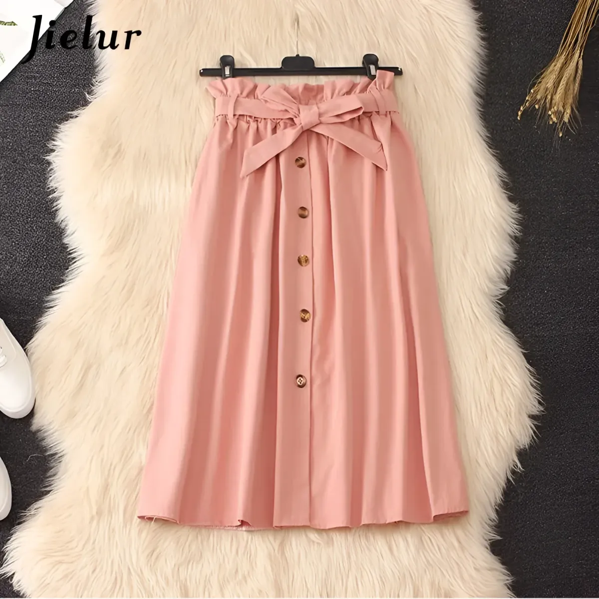Elegant High Waist Pleated Skirts - Image 17