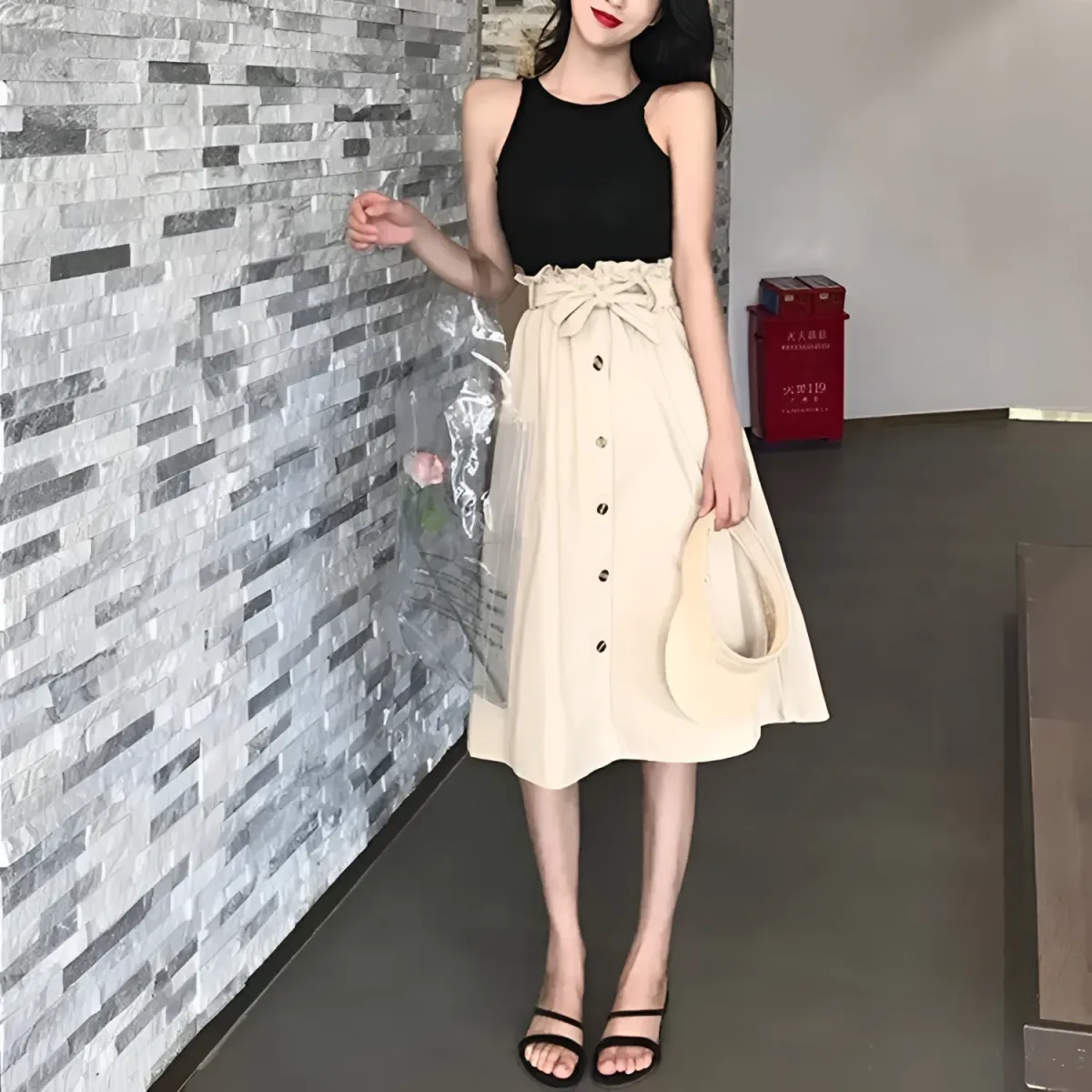 Elegant High Waist Pleated Skirts - Image 5
