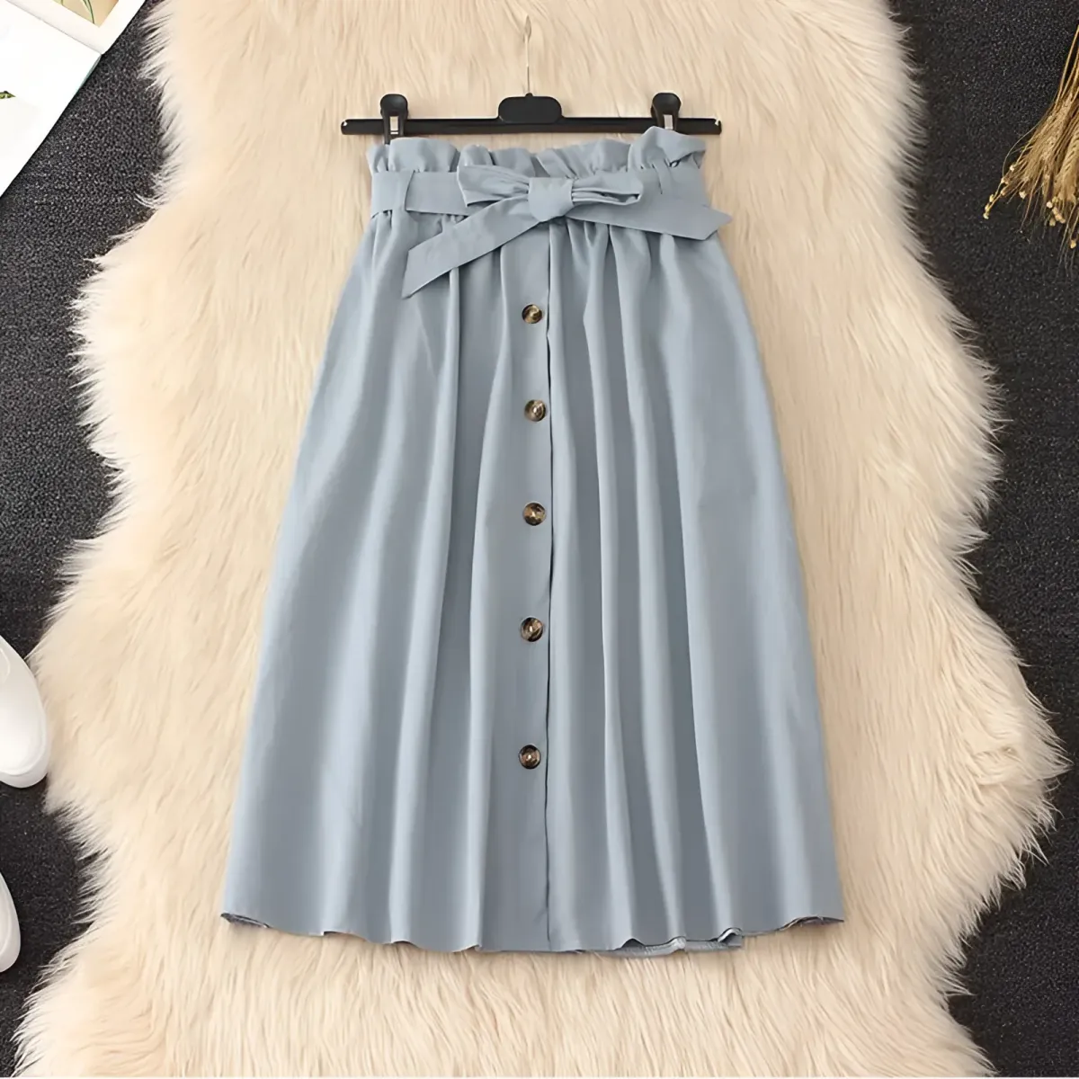 Elegant High Waist Pleated Skirts - Image 8