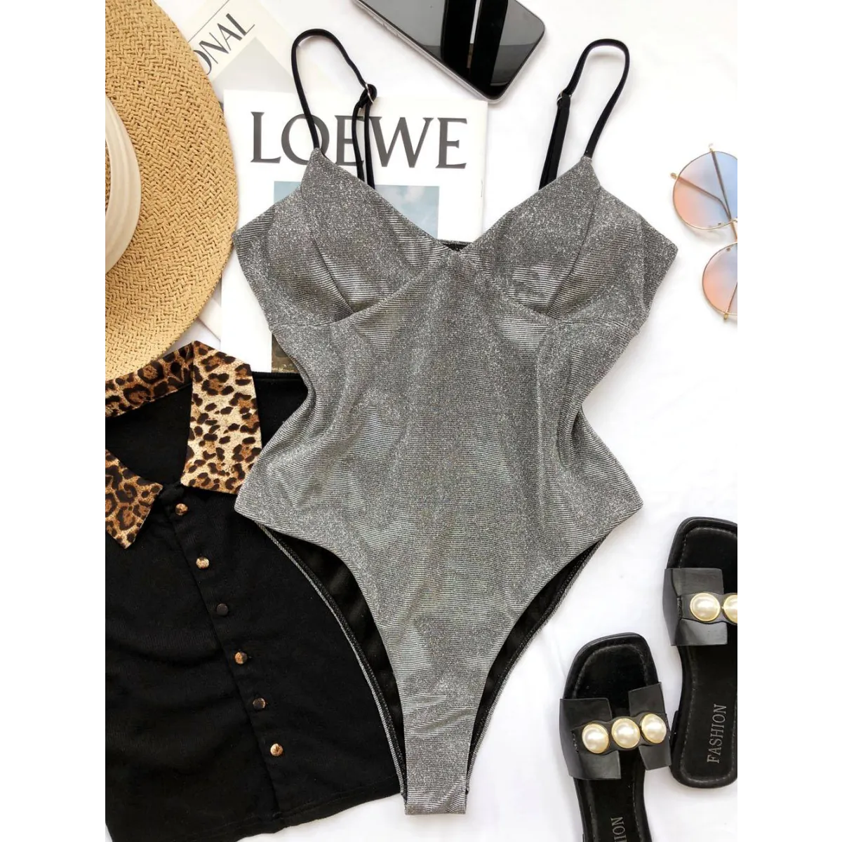Glitter One-piece Swimsuits - Image 15