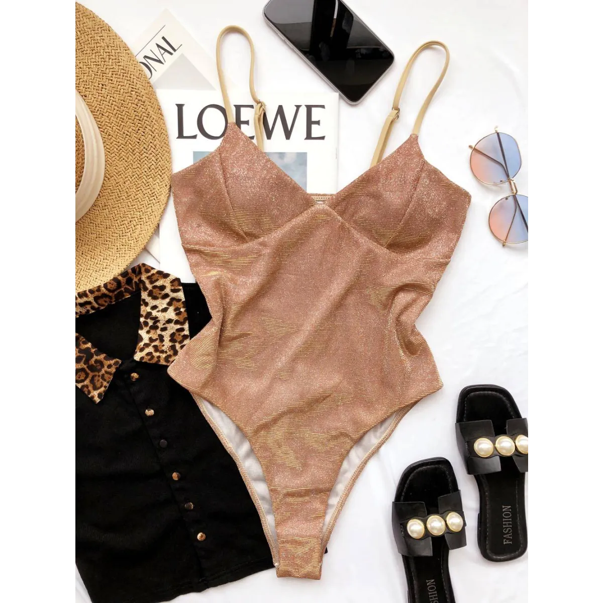 Glitter One-piece Swimsuits - Image 23