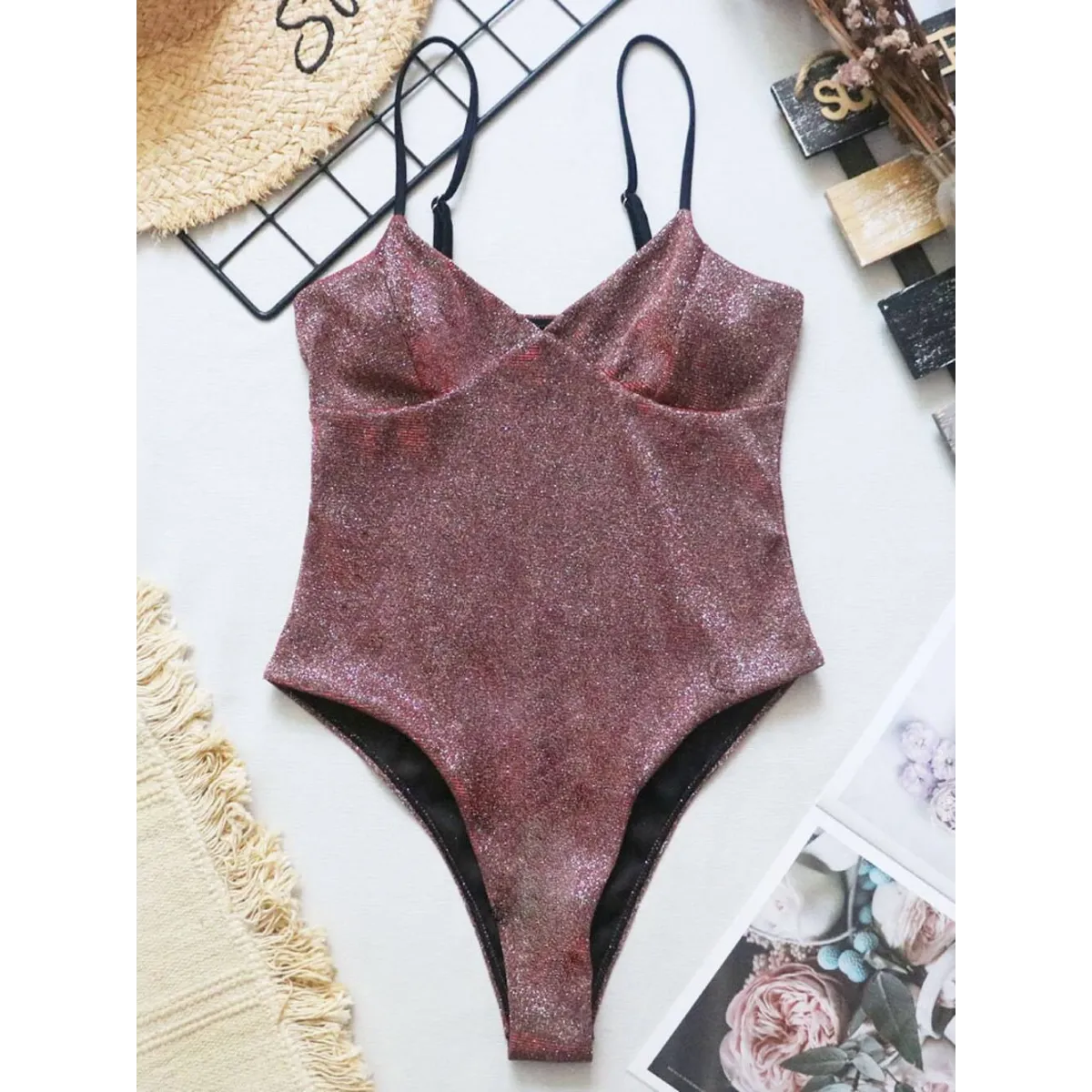 Glitter One-piece Swimsuits - Image 26