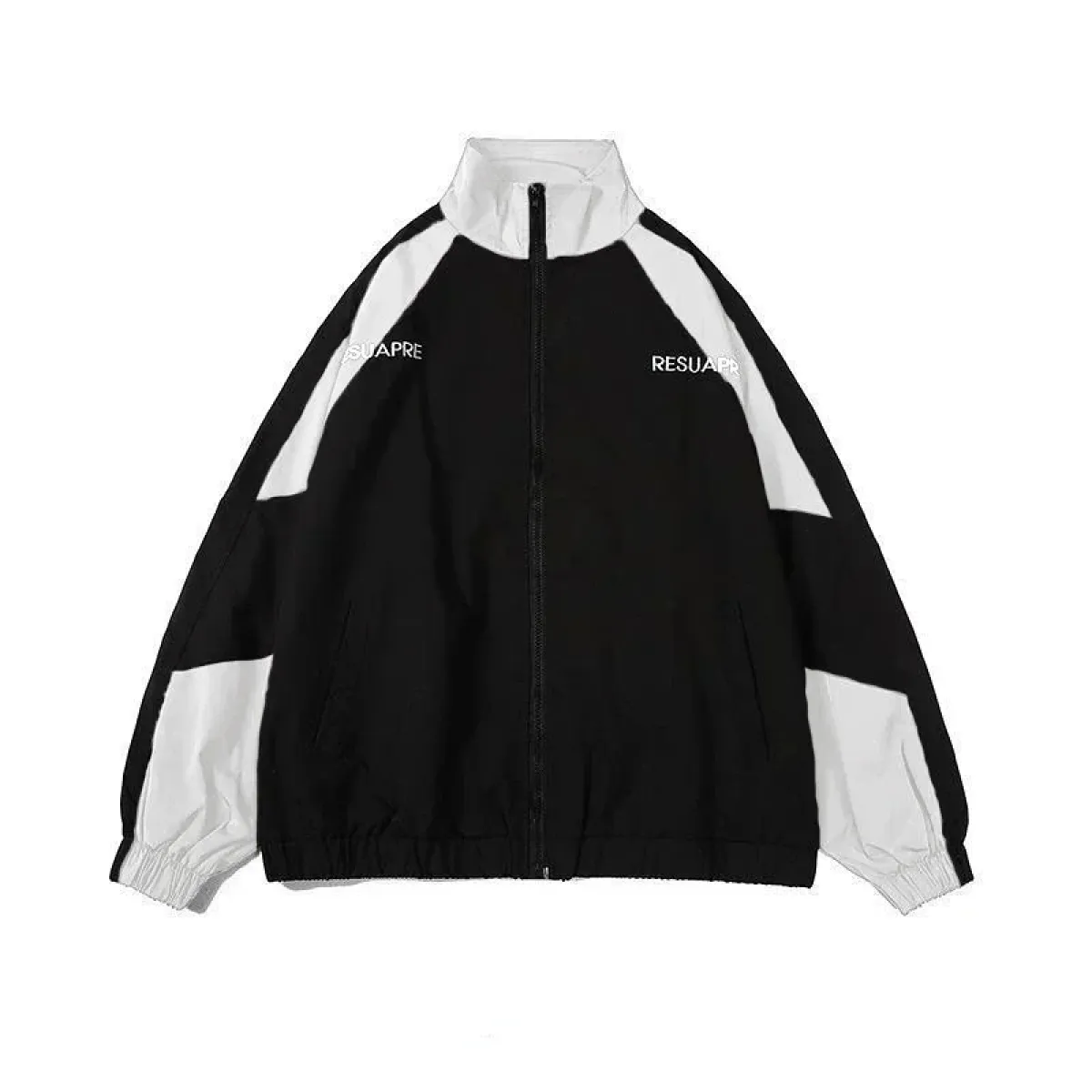 Harajuku Patchwork Windbreaker - Image 3