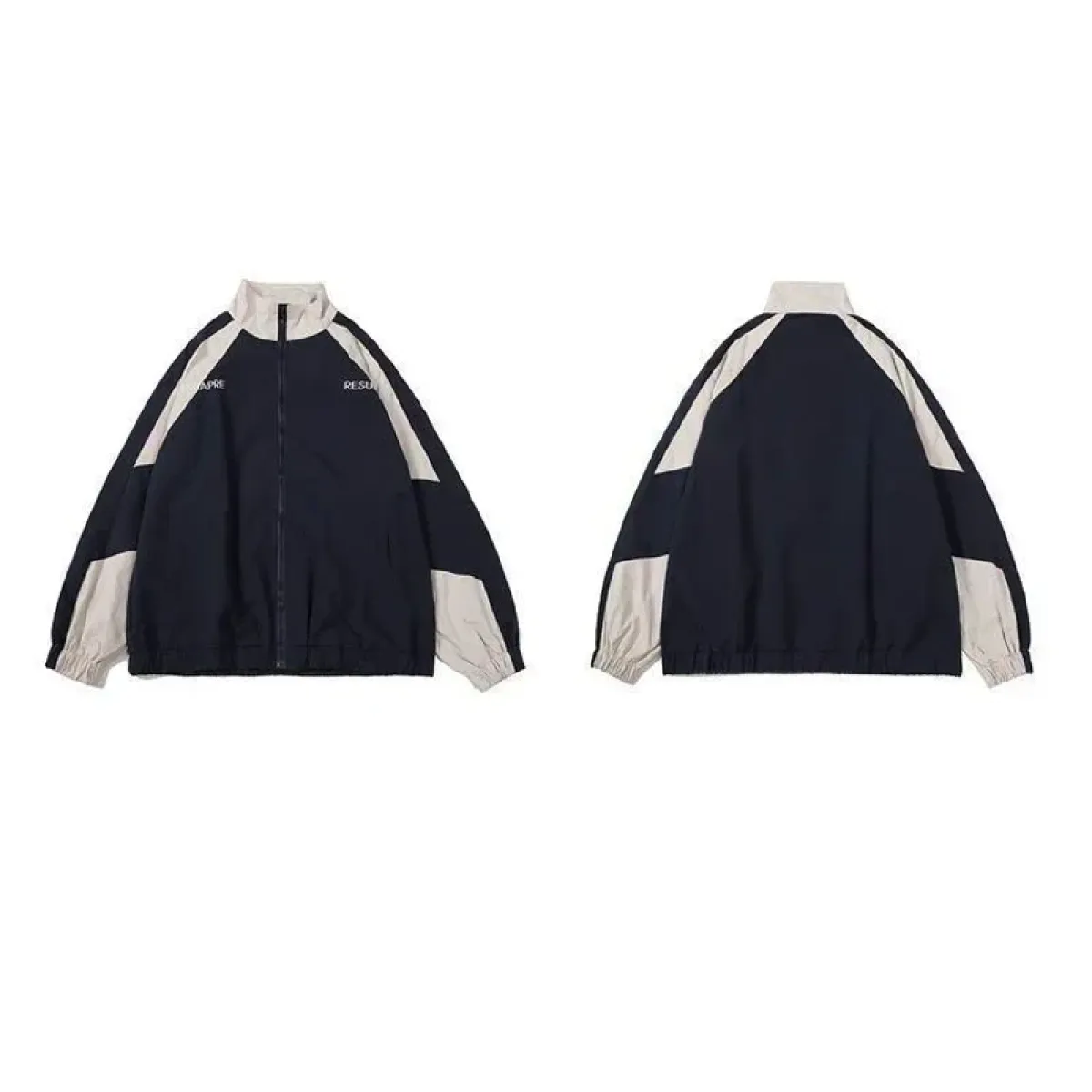 Harajuku Patchwork Windbreaker - Image 5