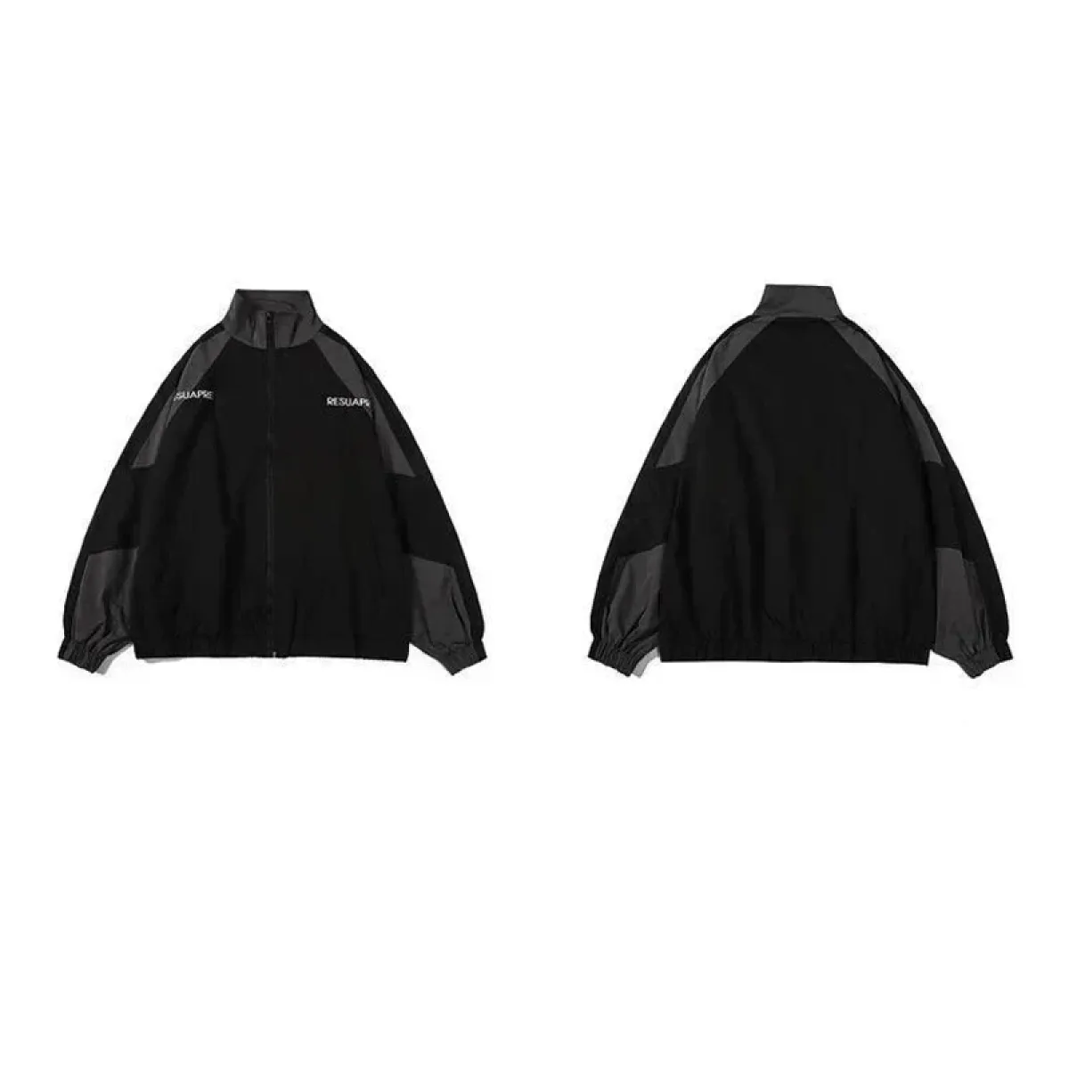 Harajuku Patchwork Windbreaker - Image 6
