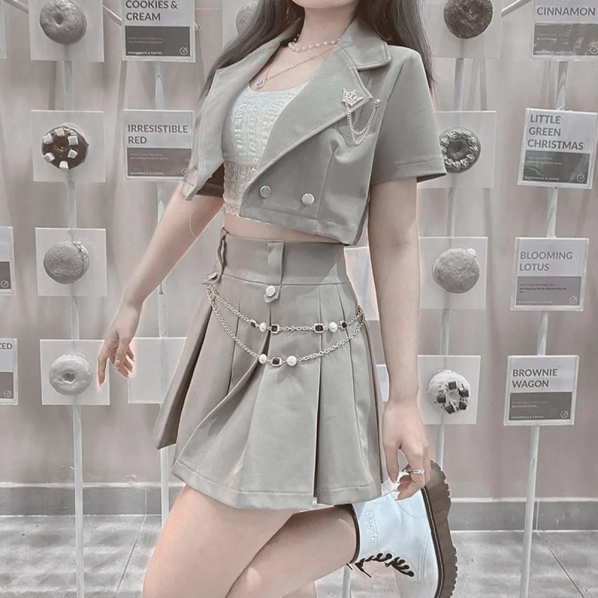 Harajuku Shirt & Skirt Set - Image 4