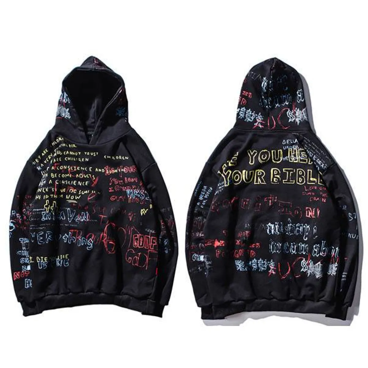 Hip Hop Graffiti Hoodie - Image 16