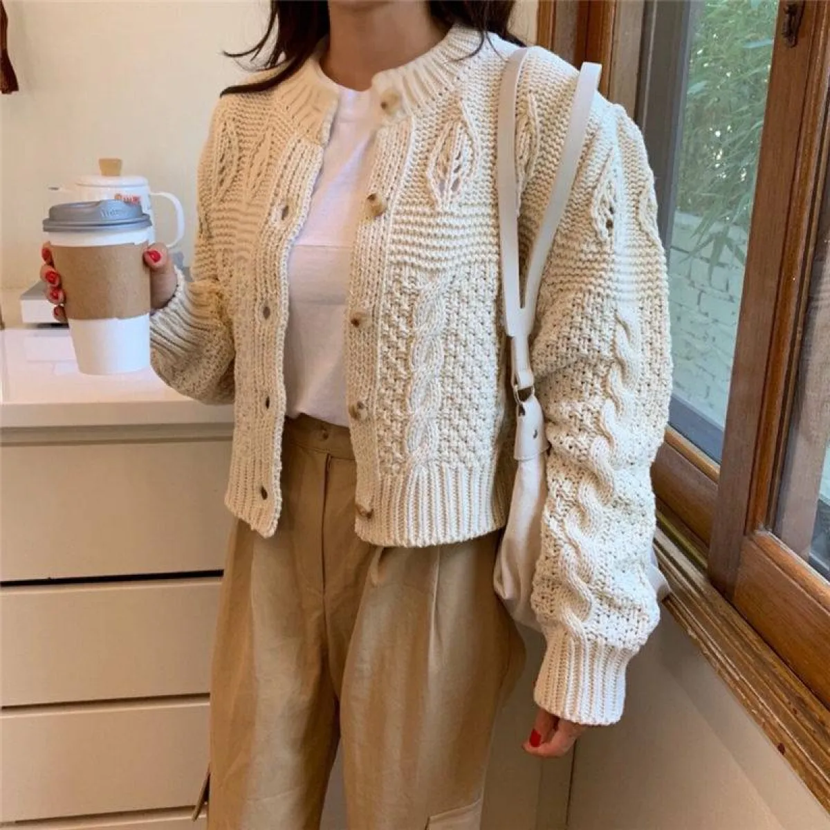 Knitted Cardigan - Image 4