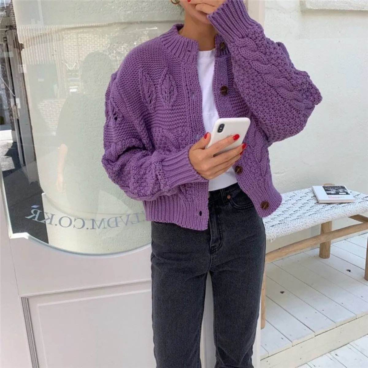 Knitted Cardigan - Image 6