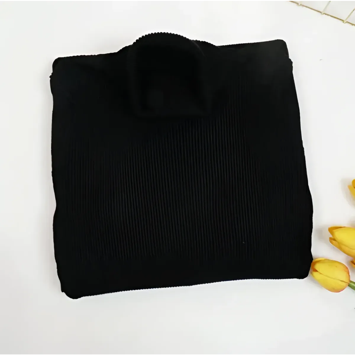 Knitted Turtleneck Dress - Image 14