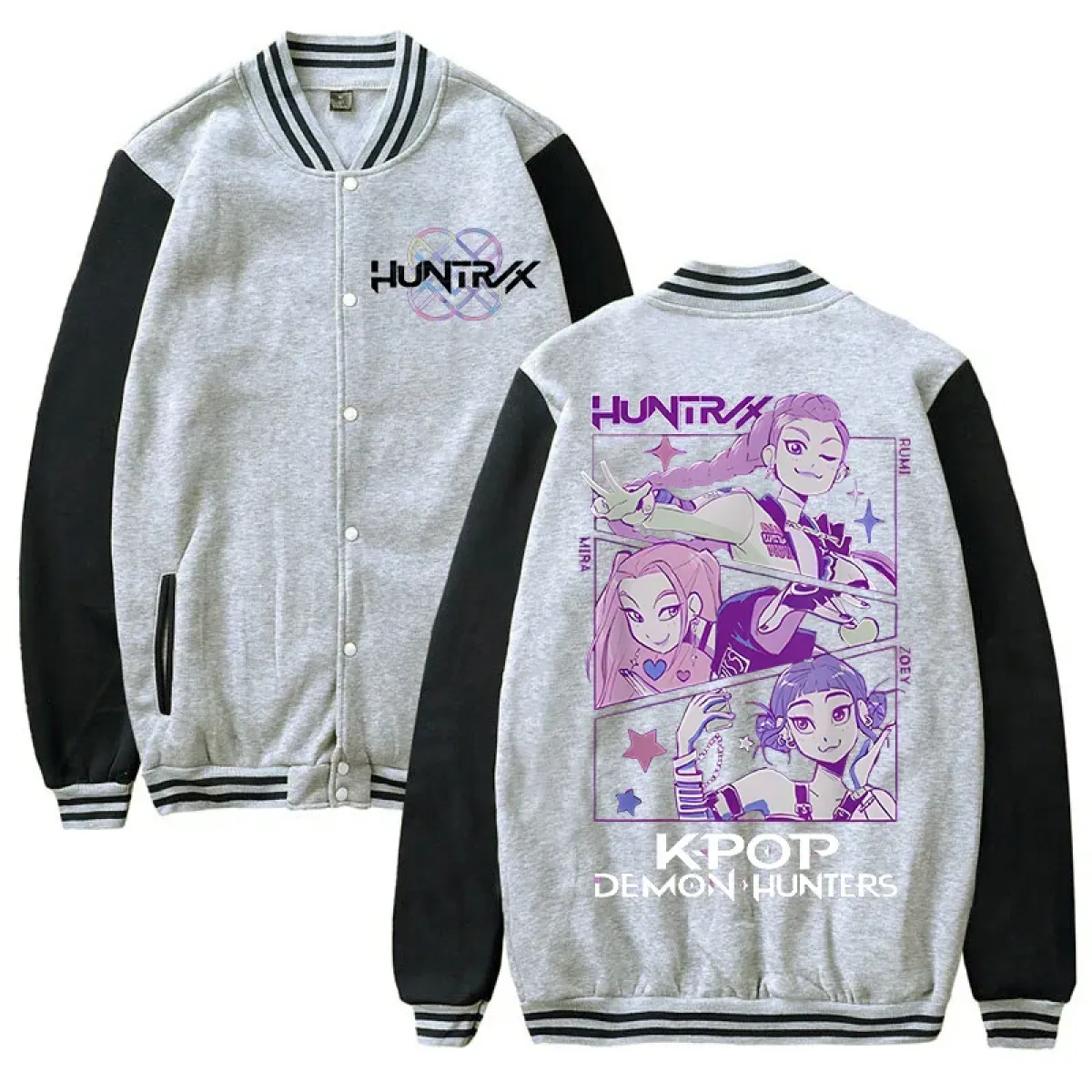 KPop Demon Hunters Varsity Jacket - Image 5