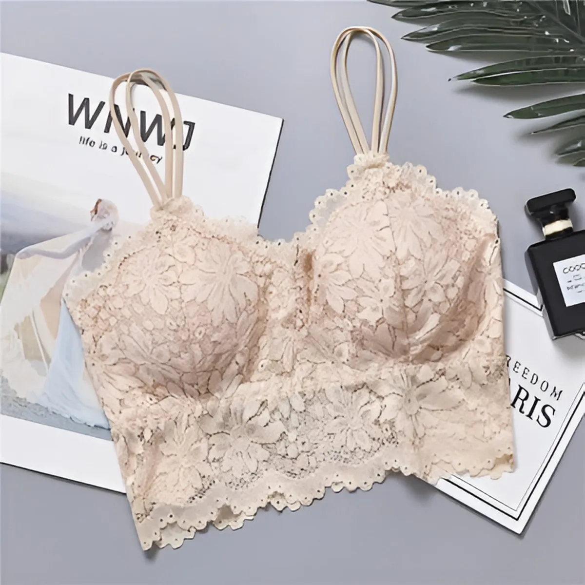 Lace V Neck Bralette - Image 16