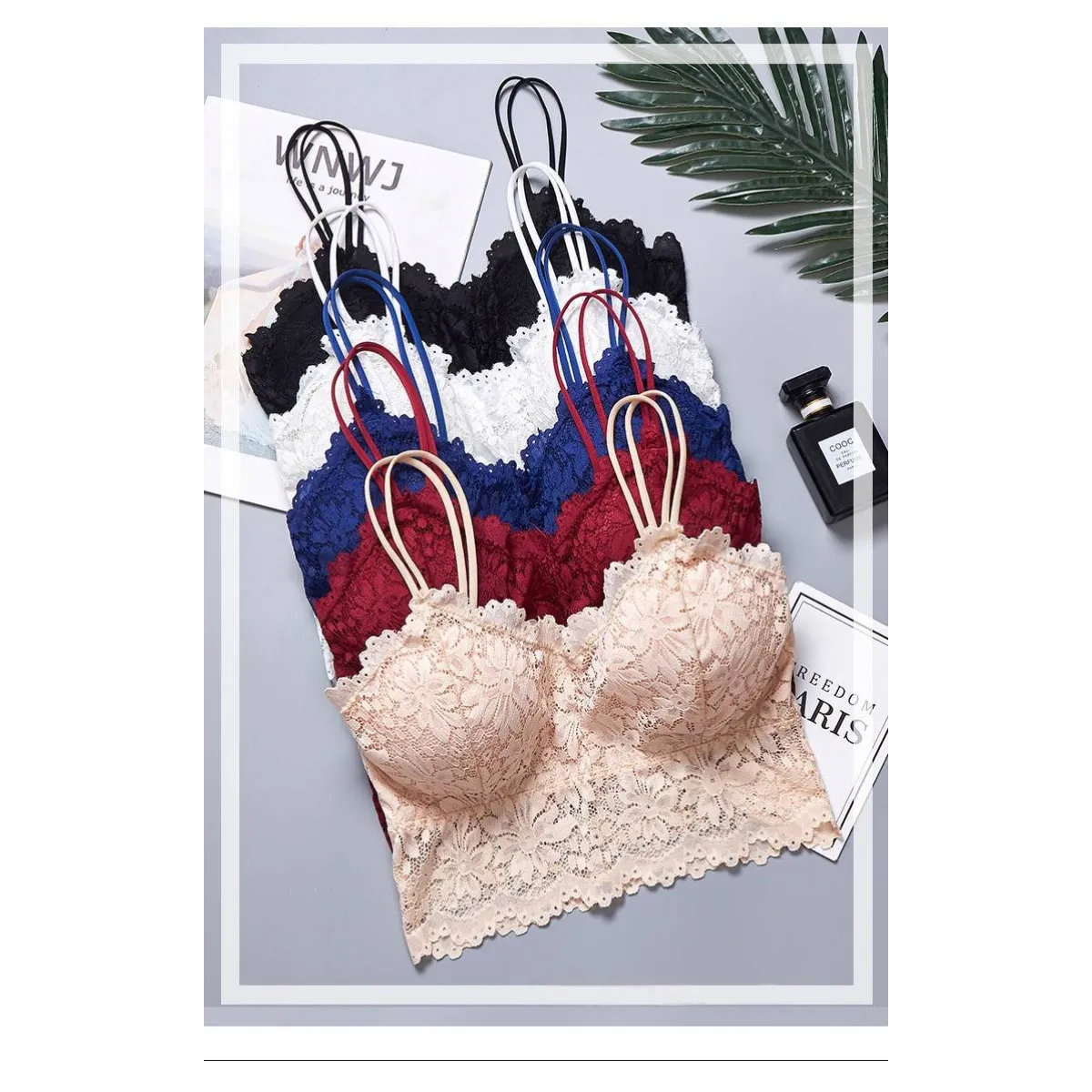 Lace V Neck Bralette - Image 19