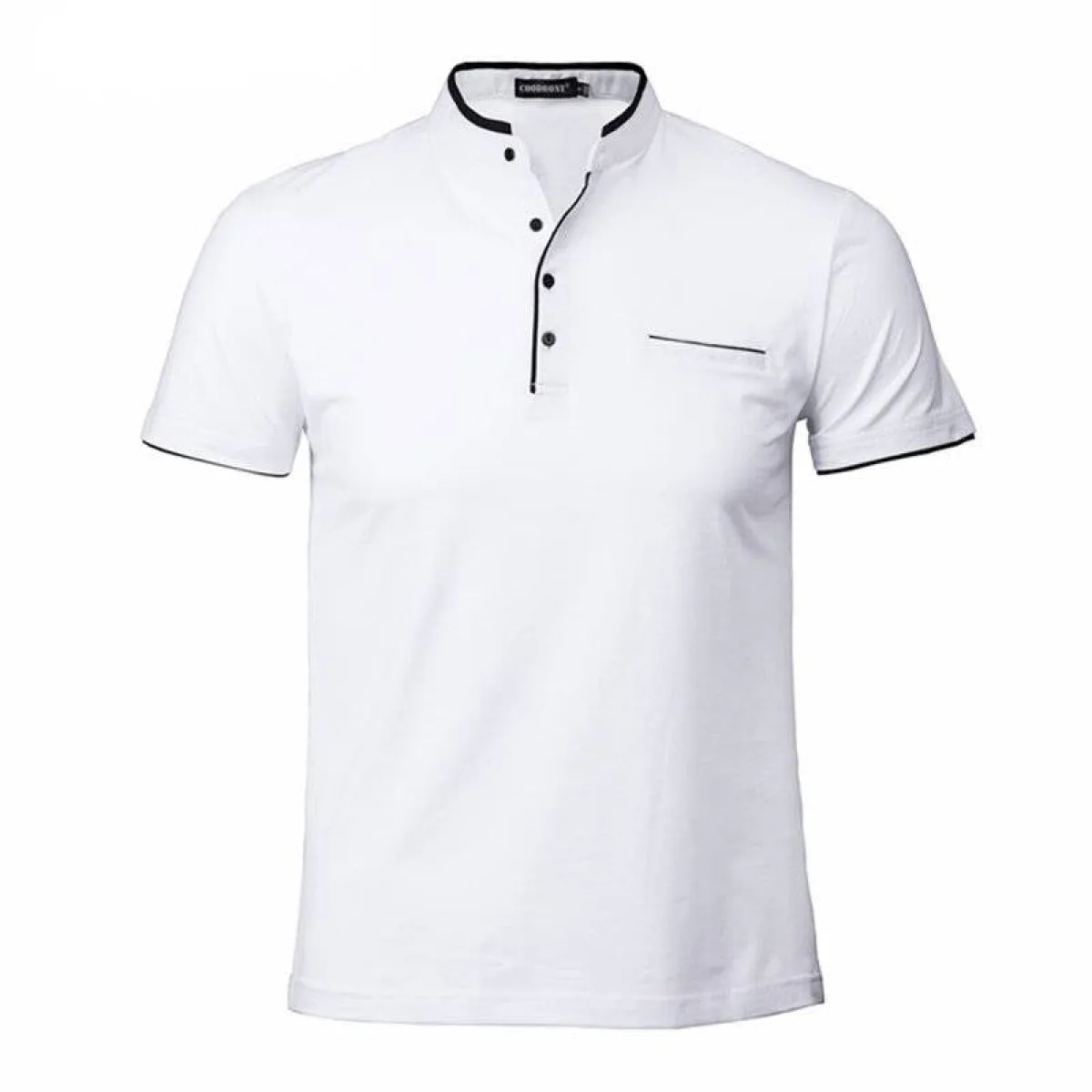 Mandarin Collar Active Shirt - Image 6