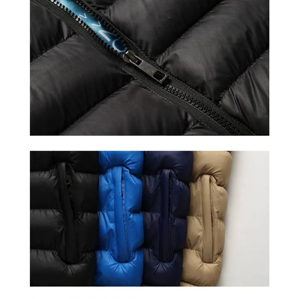 Men's Quilted Warm Jacket - Image 11