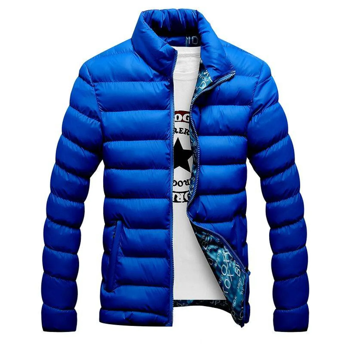 Men's Quilted Warm Jacket - Image 13