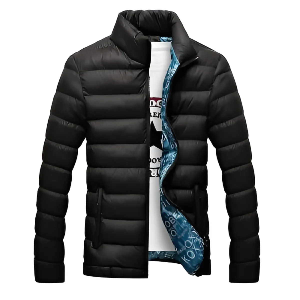 Men's Quilted Warm Jacket - Image 15