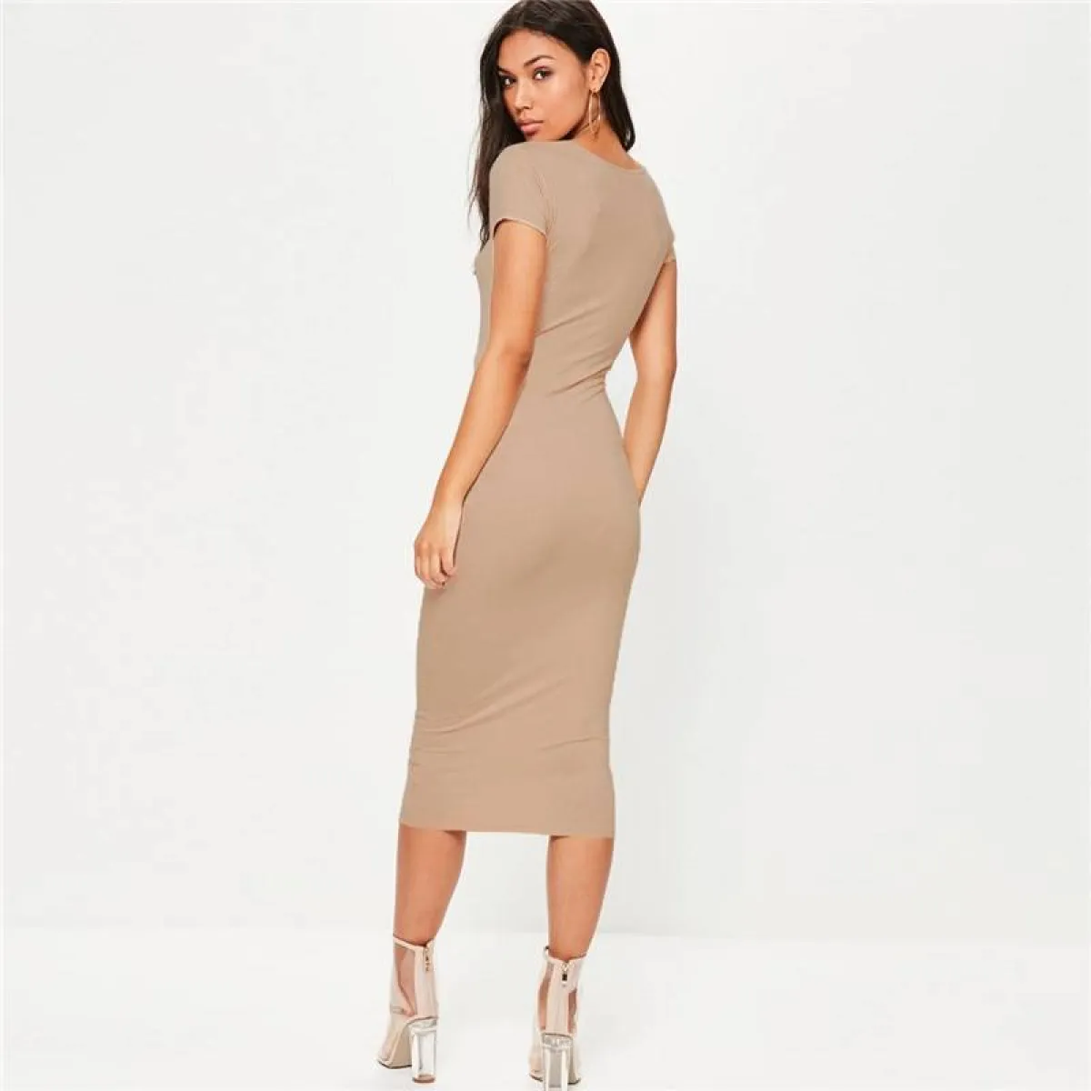 Midi Bodycon Dress - Image 11