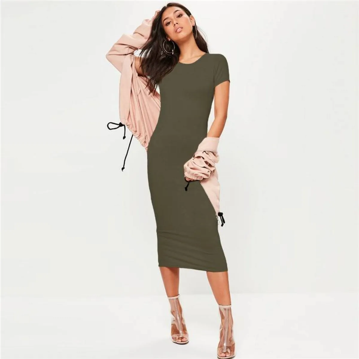 Midi Bodycon Dress - Image 6
