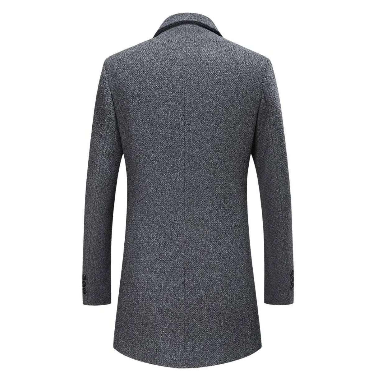 Plaid Button Coat - Image 9