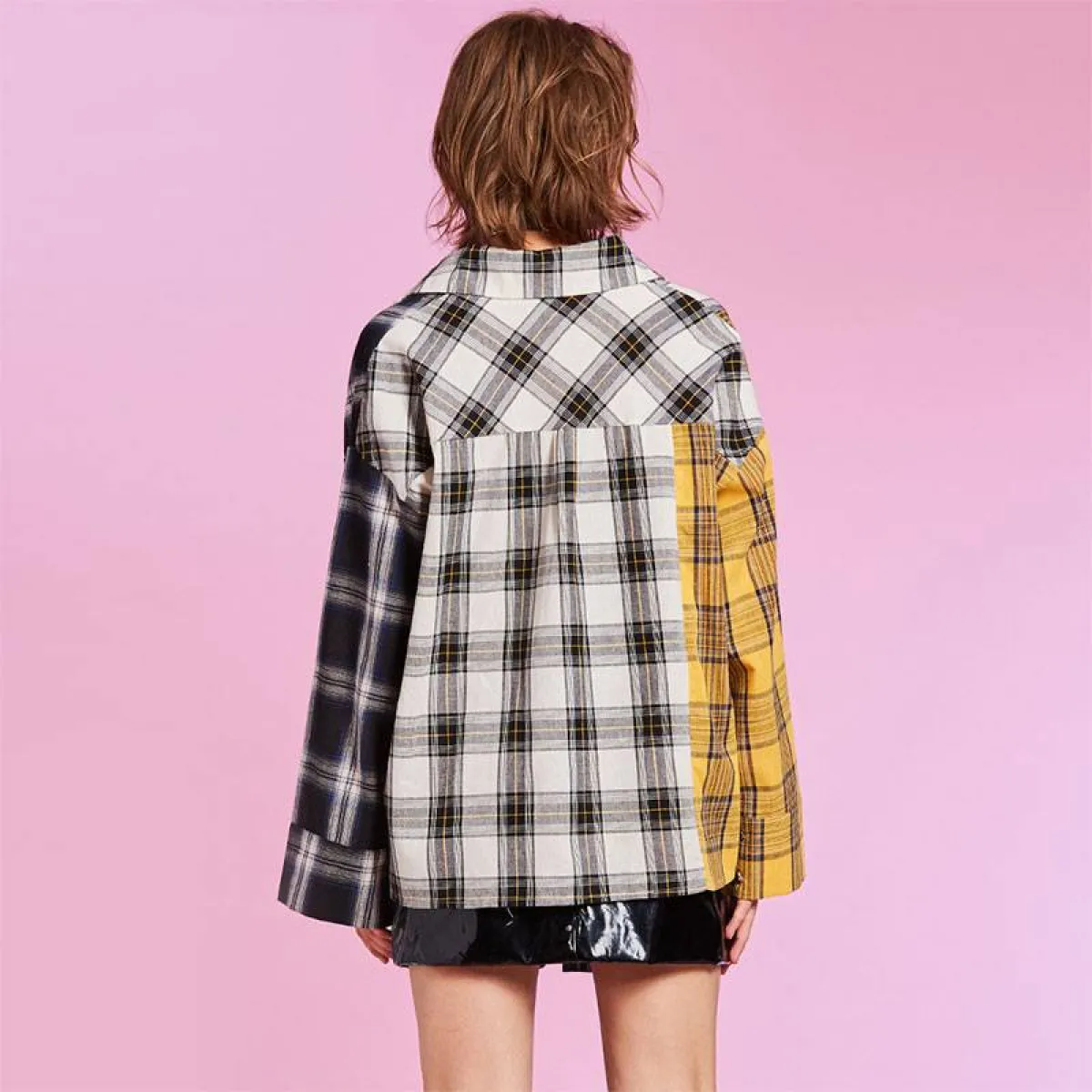 Plaid Oversized Shirt - Image 4