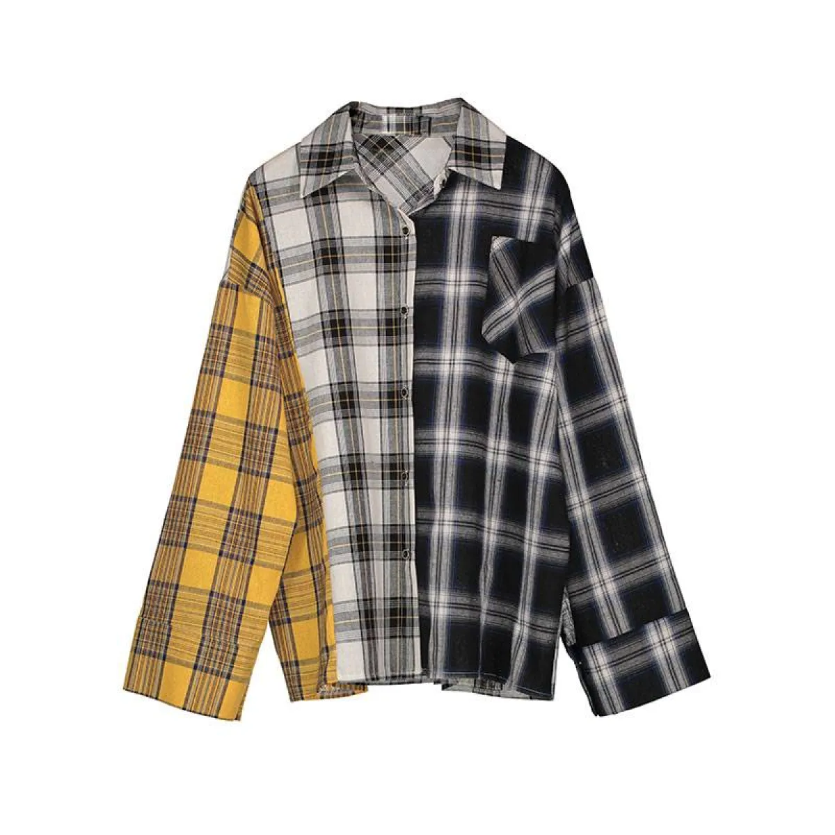 Plaid Oversized Shirt - Image 5