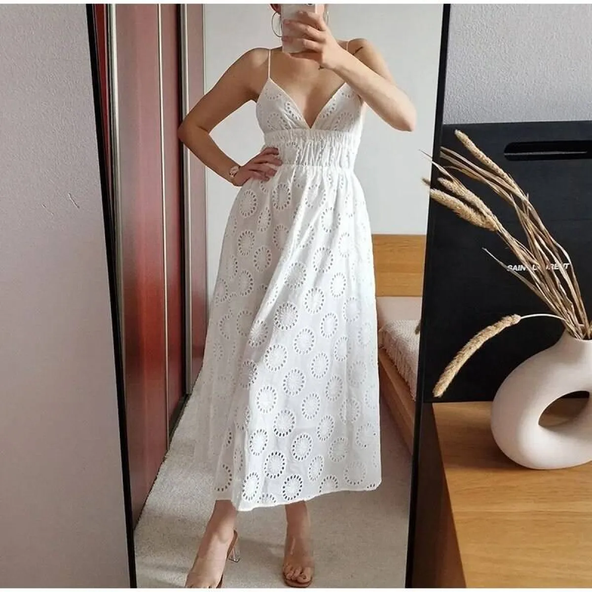 Sexy Backless Lace Dress - Image 14