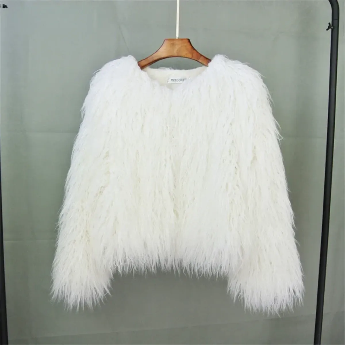 Shaggy Faux Fur Winter Jacket - Image 10