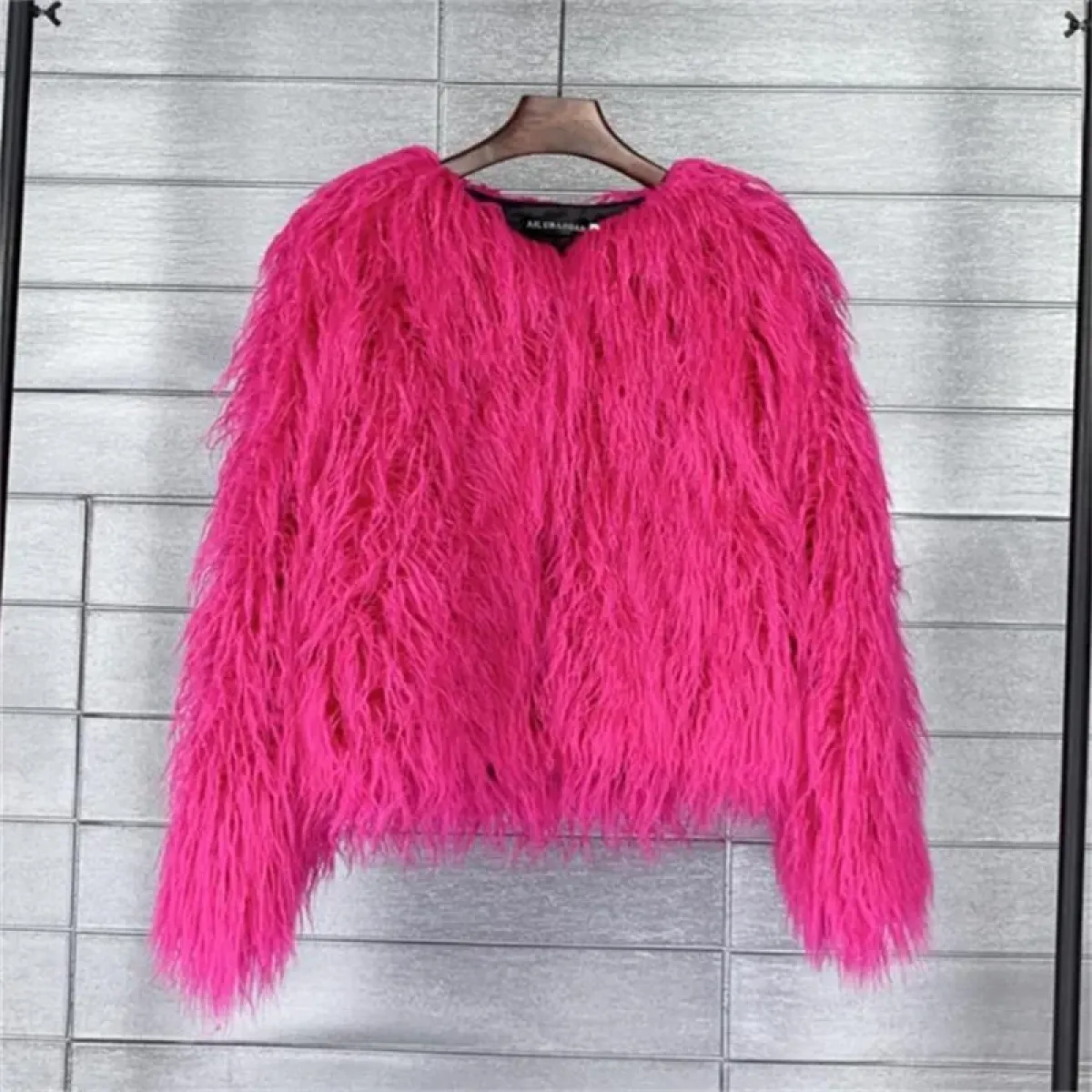 Shaggy Faux Fur Winter Jacket - Image 13