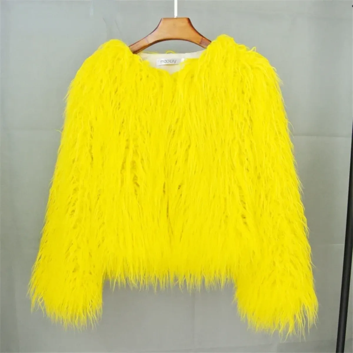 Shaggy Faux Fur Winter Jacket - Image 15