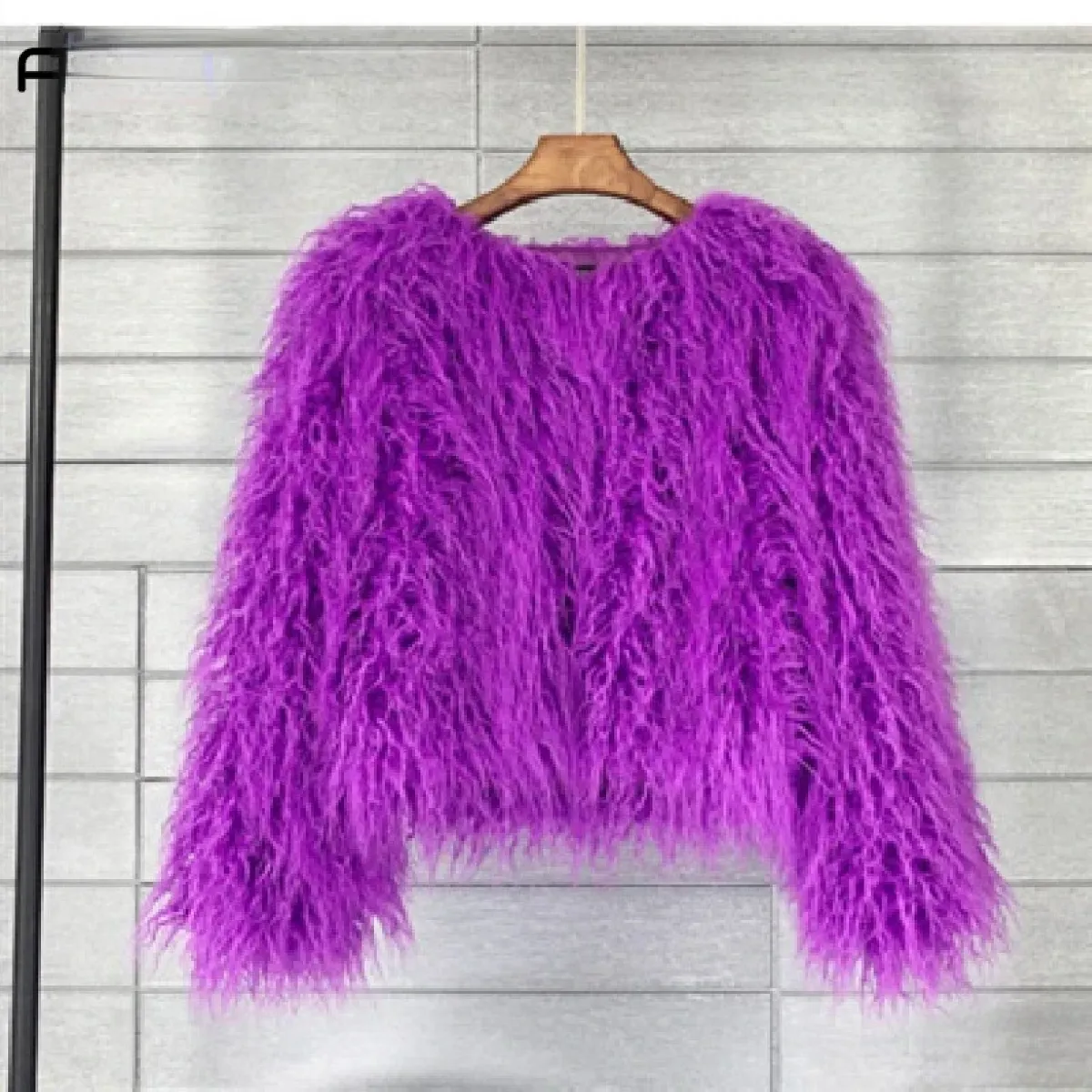 Shaggy Faux Fur Winter Jacket - Image 18