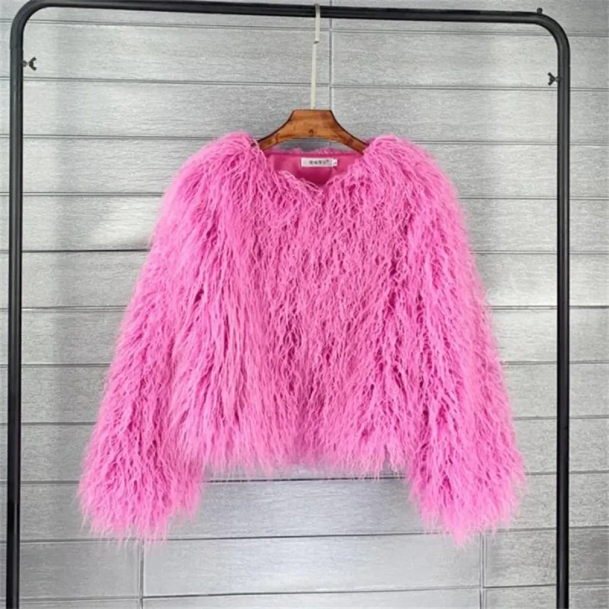 Shaggy Faux Fur Winter Jacket - Image 5