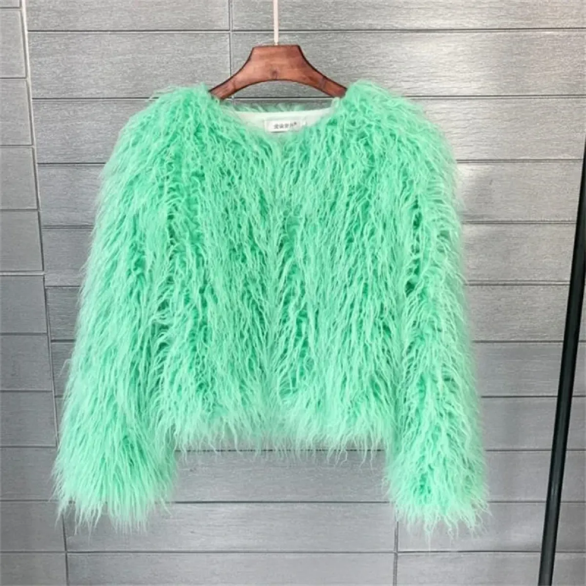 Shaggy Faux Fur Winter Jacket - Image 8