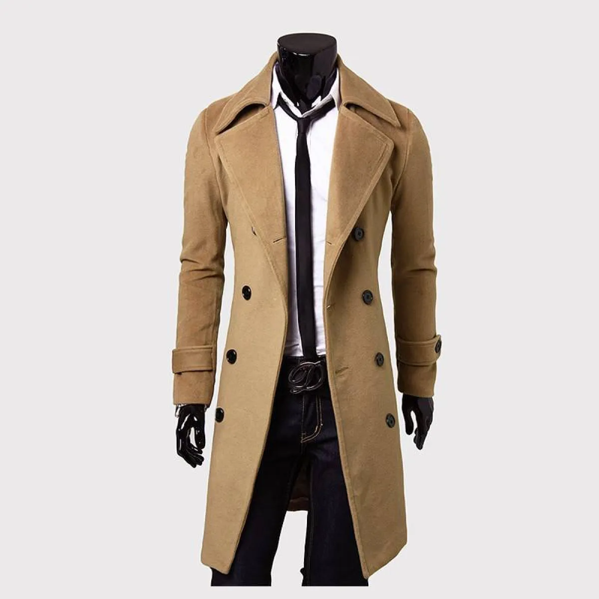 Slim Fit Overcoat - Image 3