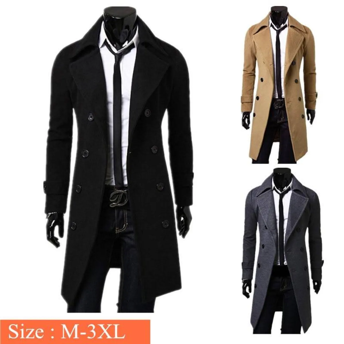 Slim Fit Overcoat - Image 5